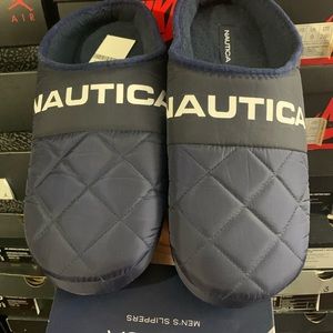 New Nautica Men's Andros Quilted Scuff Slipper